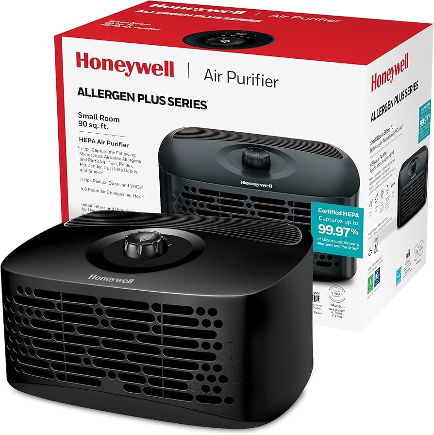 Honeywell Tabletop Allergen Plus HEPA Air Purifier